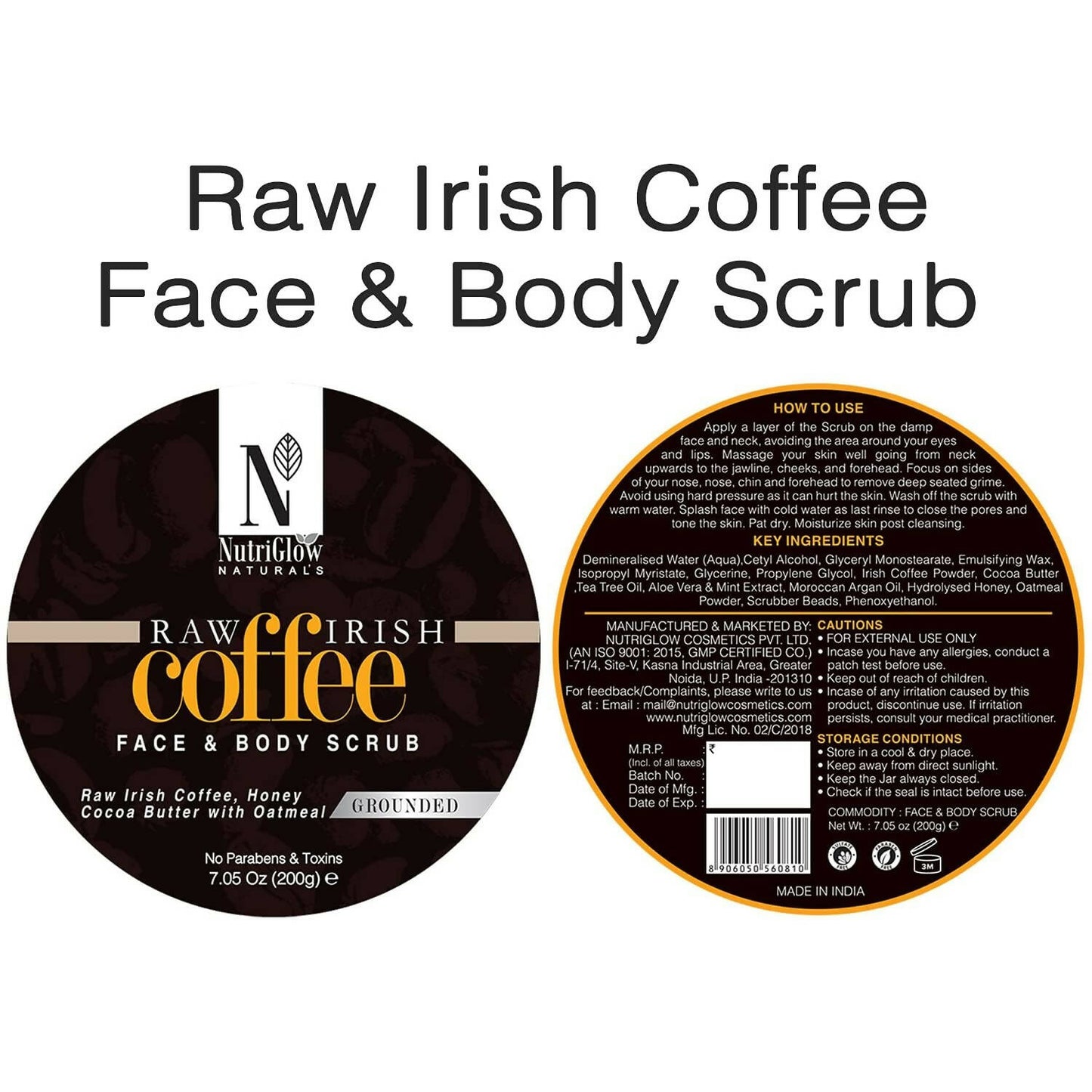 NutriGlow NATURAL'S Coffee Body Cream - Distacart