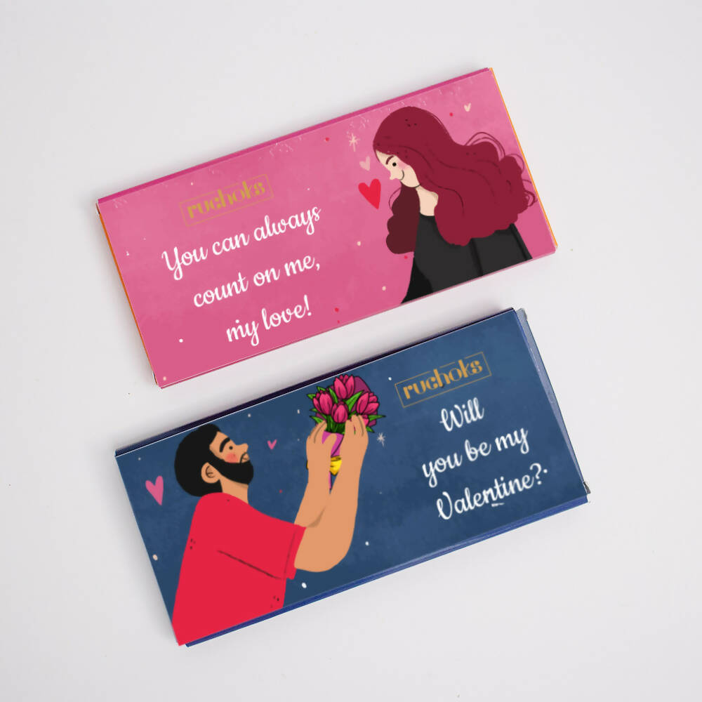 Dibha Ruchoks Valentines Special Chocolate Bar Combo - Distacart