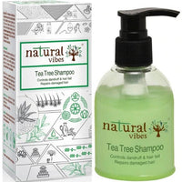 Thumbnail for Natural Vibes Ayurvedic Tea Tree Shampoo - Distacart