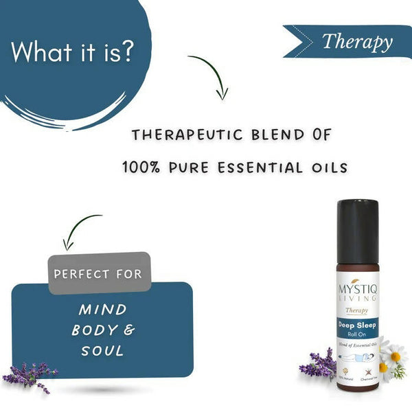 Mystiq Living Therapy Deep Sleep Roll On - Distacart