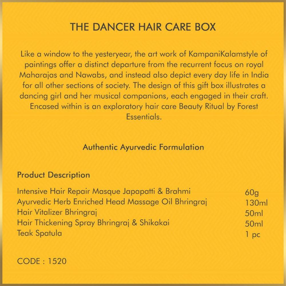 Forest Essentials The Dancer Hair Care Selection - Distacart