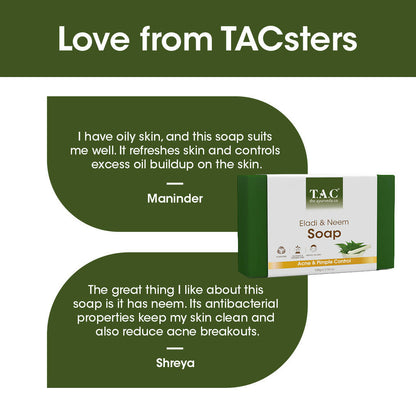TAC - The Ayurveda Co. Eladi & Neem Soap - Distacart