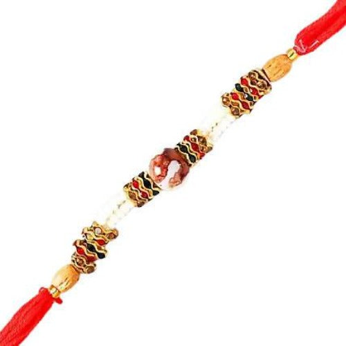Striking Pearl Rakhi
