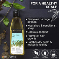 Thumbnail for Soulflower Pure & Natural Tea Tree Oil Scalp & Dandruff Care
