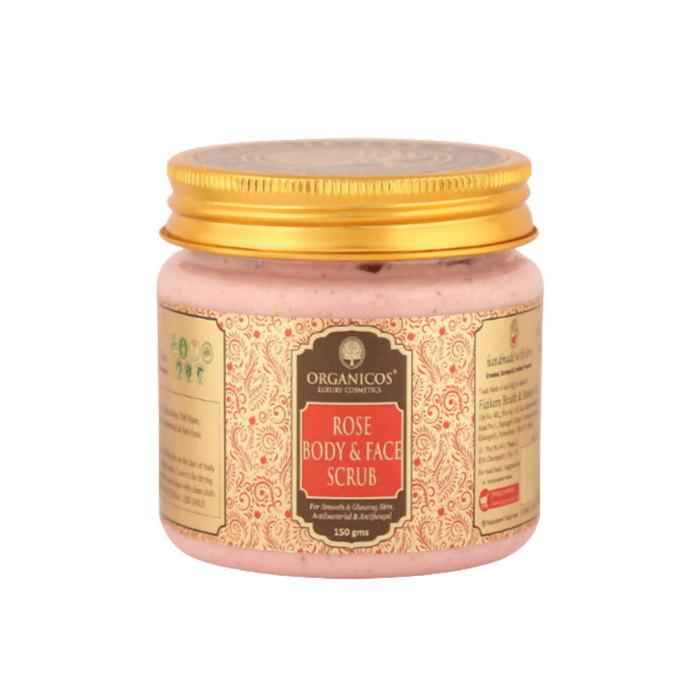 Organicos Rose Face & Body Scrub - Distacart