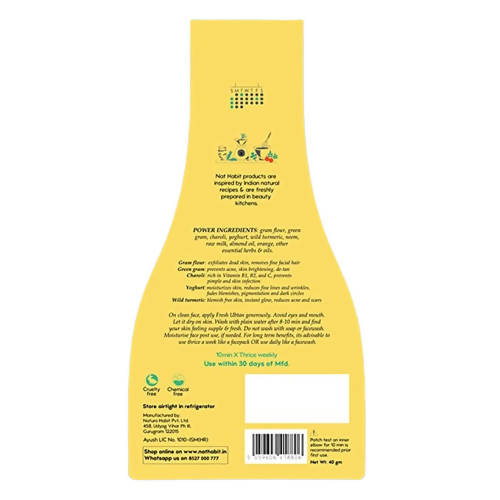 Nat Habit Sweet Orange Fresh Daily Ubtan - Distacart