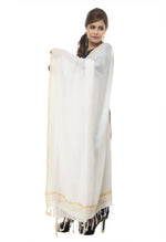 Thumbnail for Mominos Fashion Moeza Slub Cotton White Dupatta