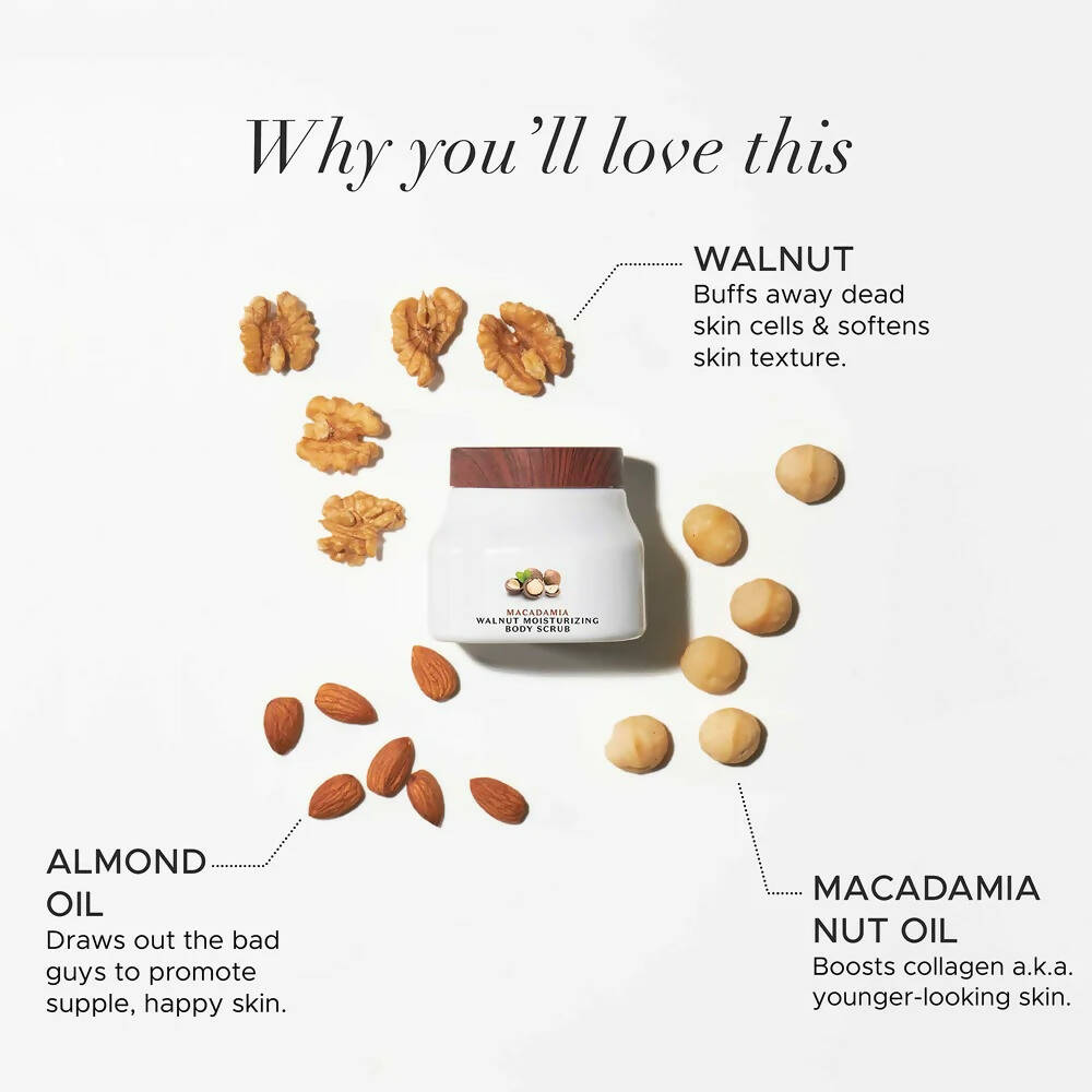 PureSense Macadamia Walnut Moisturizing Body Scrub - Distacart