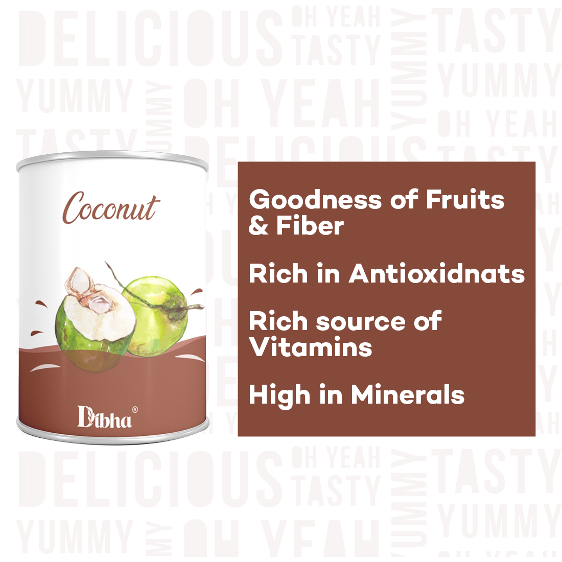Dibha Coconut Juice Instant Drink Primix - Distacart