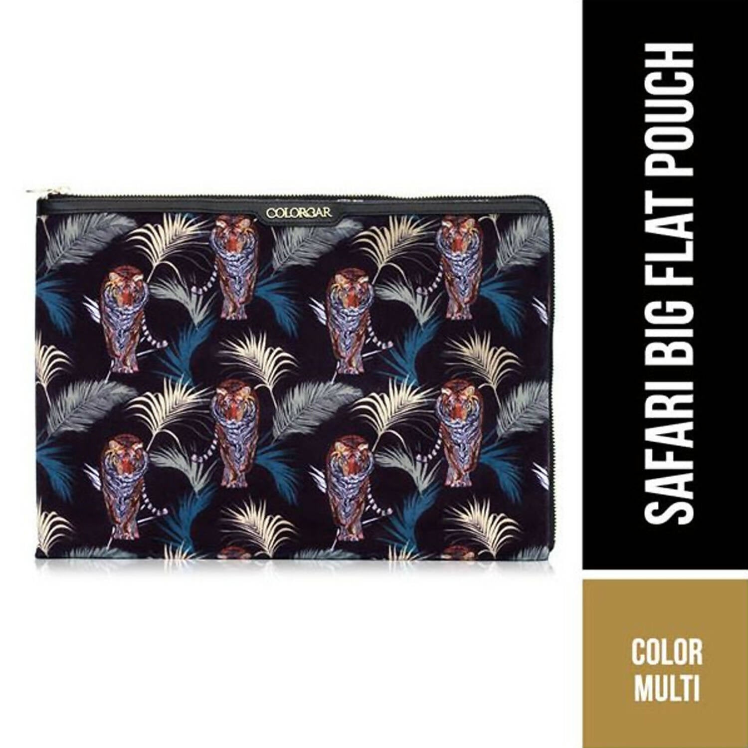 Colorbar Pouch Safari Big Flat Pouch - Multi - Distacart