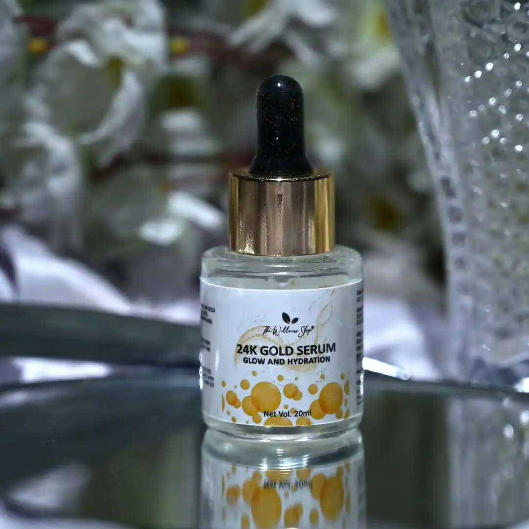 The Wellness Shop 24k Gold Serum for Glow and Hydration - Distacart