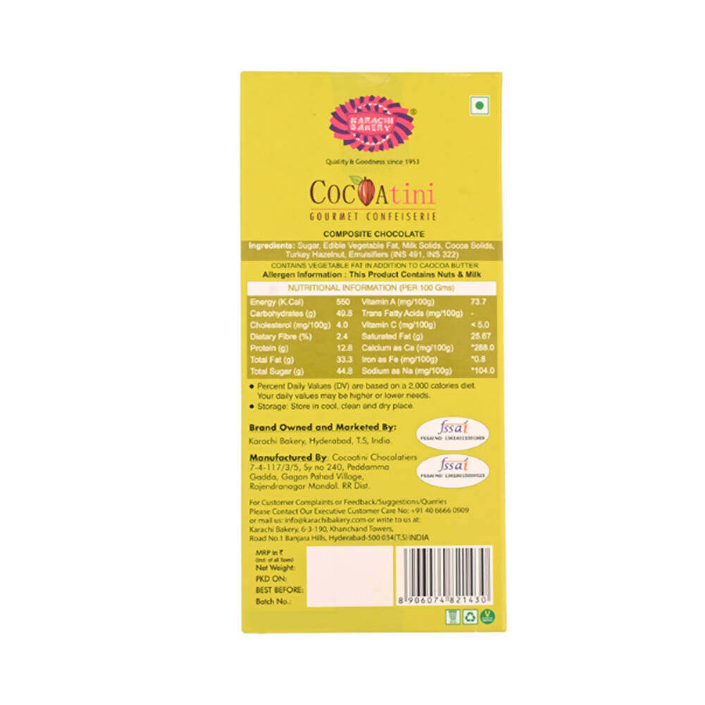 Cocoatini Roasted Hazelnut Milk Chocolate - Distacart