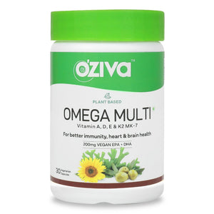 OZiva Plant Based Omega Multi for Men & Women 30 Capsules