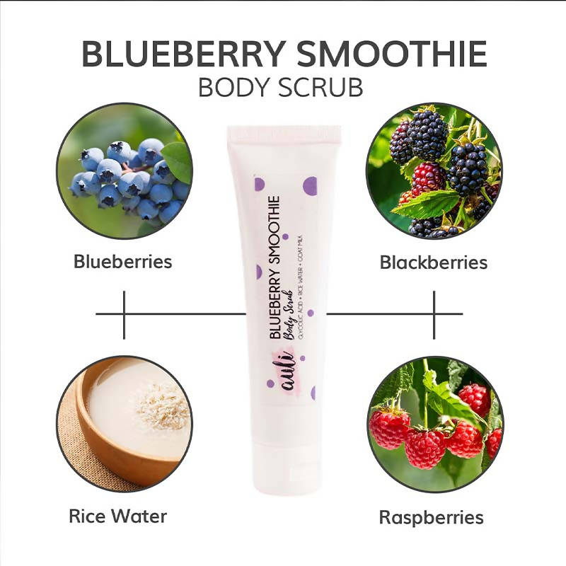 Auli Blueberry Smoothie Body Scrub - Distacart