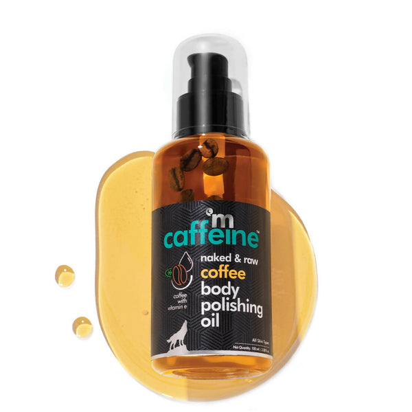 mCaffeine Raw Coffee Body Polishing Oil - Distacart