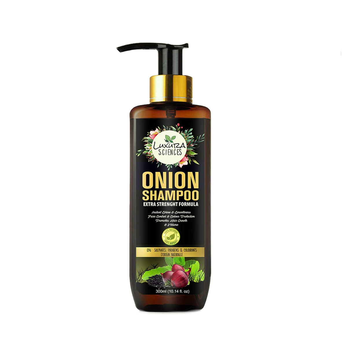 Luxura Sciences Onion Oil Shampoo For Hair Growth - Distacart