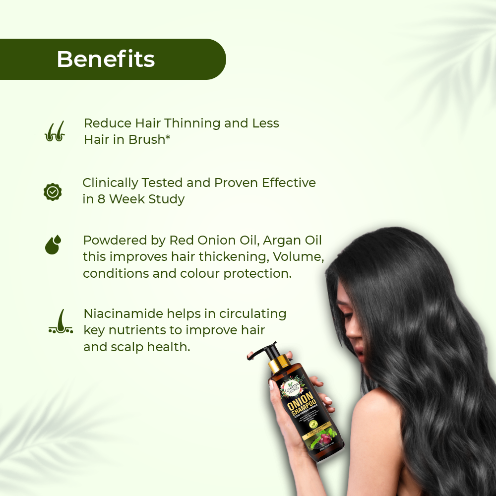 Luxura Sciences Onion Oil Shampoo For Hair Growth - Distacart