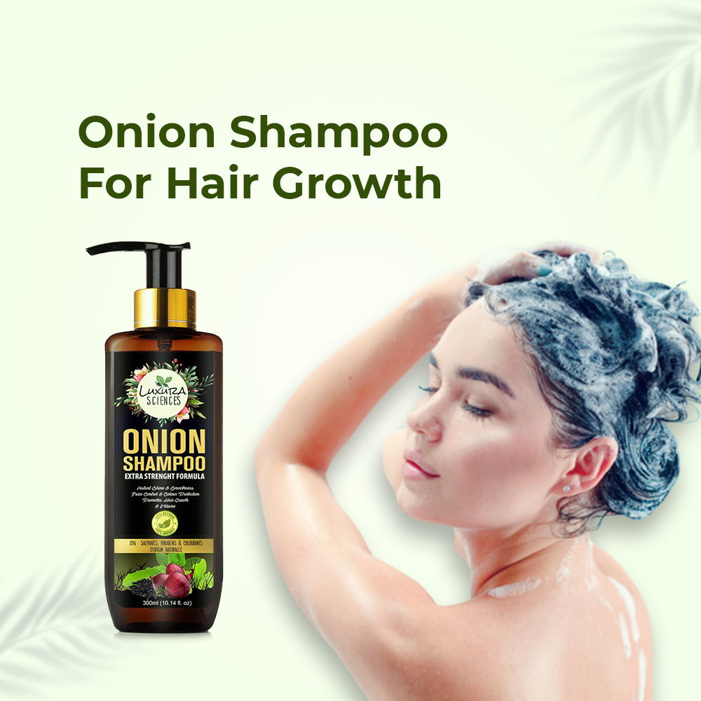 Luxura Sciences Onion Oil Shampoo For Hair Growth - Distacart