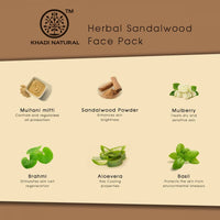 Thumbnail for Khadi Natural Sandalwood Herbal Face Pack
