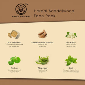 Khadi Natural Sandalwood Herbal Face Pack