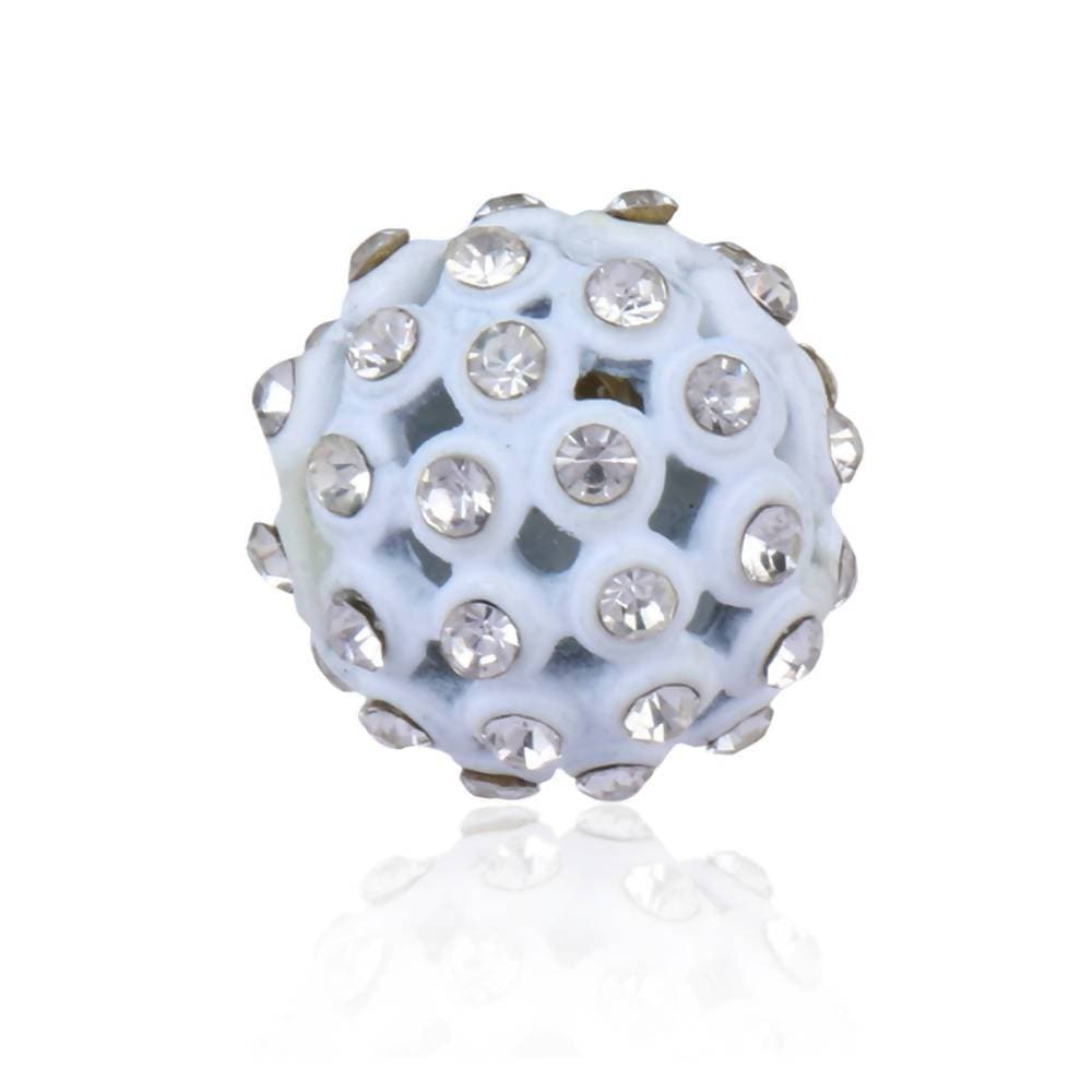 Trendoo Jewelry Gold Plated Stylish Fancyr White Studs