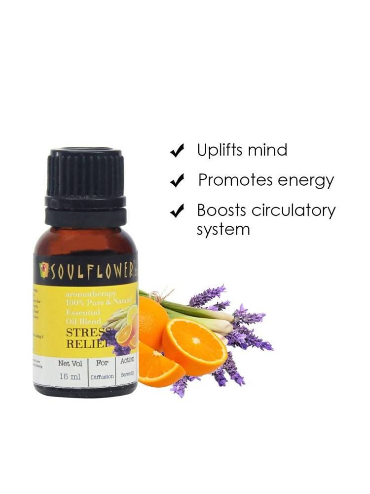 Soulflower Stress Relief Essential Oil - Distacart