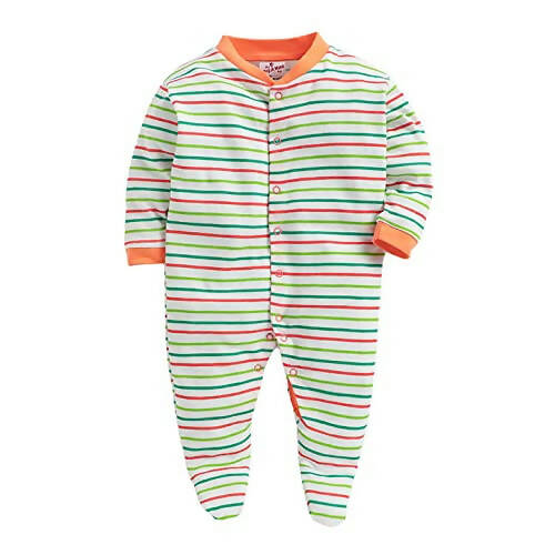 Daddy - G Rompers/Sleepsuits/Jumpsuit /Night Suits for New Born Babies - Orange - Distacart