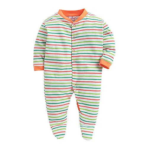Daddy - G Rompers/Sleepsuits/Jumpsuit /Night Suits for New Born Babies - Orange - Distacart