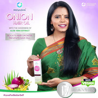 Thumbnail for Reeyusha Onion Hair Oil with Aloe Vera Extract - Distacart