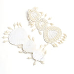 Thumbnail for Mominos Fashion Johar Kamal Handicraft Off White Pearls Earrings - Distacart