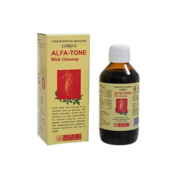 Lord's Homeopathy Alfa-Tone With Ginseng