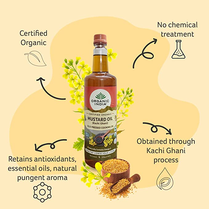 Organic India Mustard Oil - Distacart