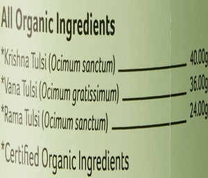 Organic India Tulsi Original All Organic Ingredients