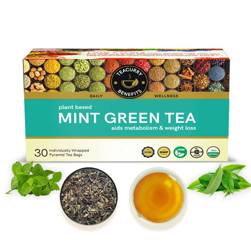 Teacurry Mint Green Tea - Distacart