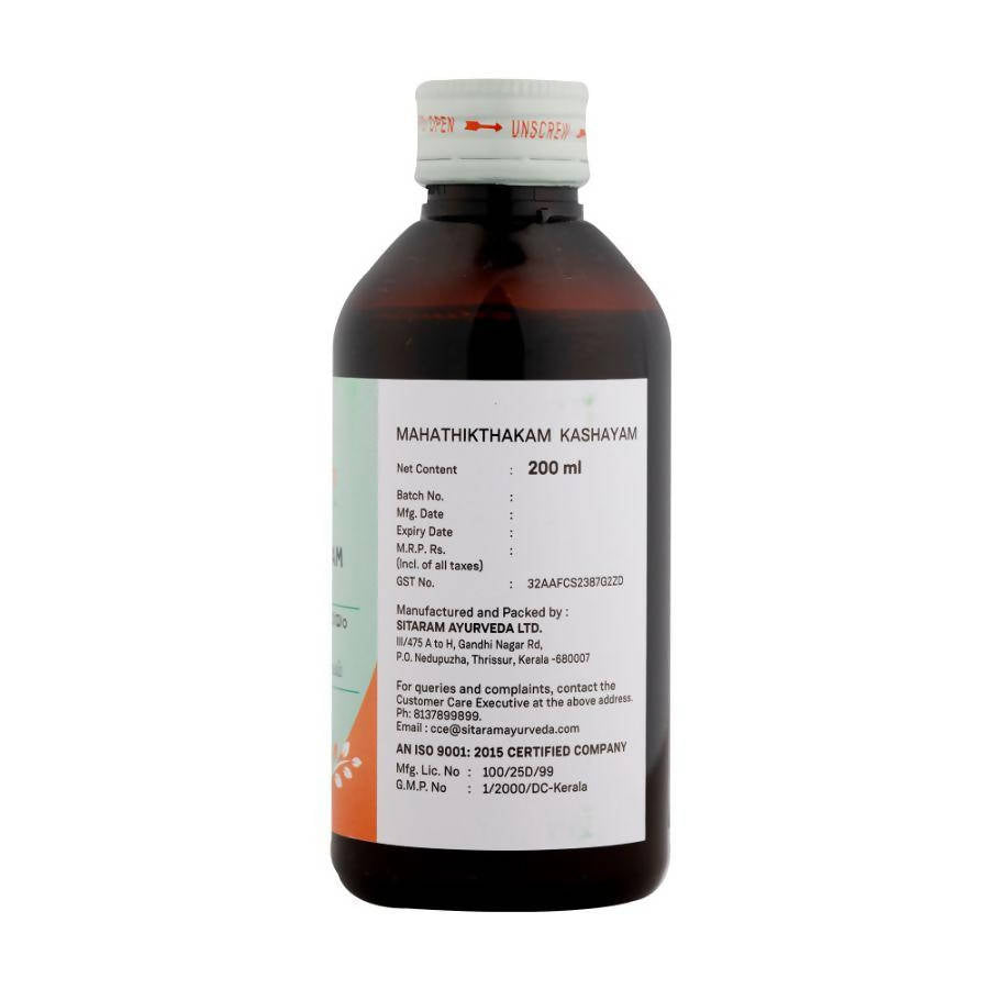 Sitaram Ayurveda Mahathikthakam Kashayam