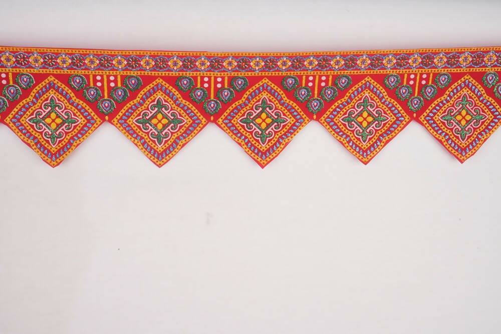 Kundan HandiKrafts Cloth Thoranna (Diamond Shape) - Distacart