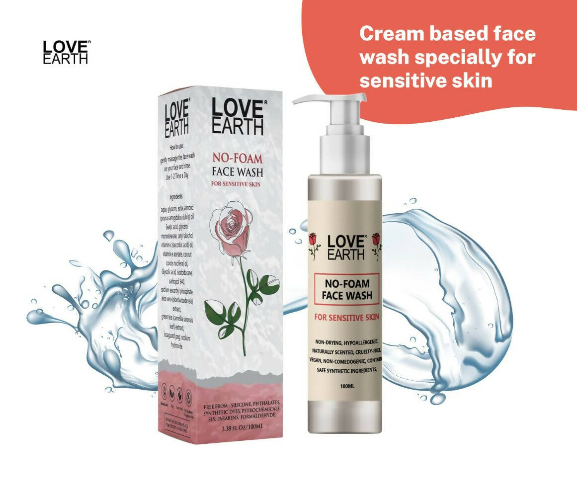 Love Earth No Foam Face Wash - Distacart