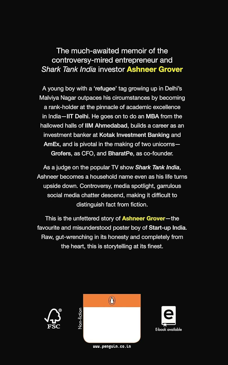 Doglapan: The Hard Truth about Life and Start-Ups By Ashneer Grover - Distacart