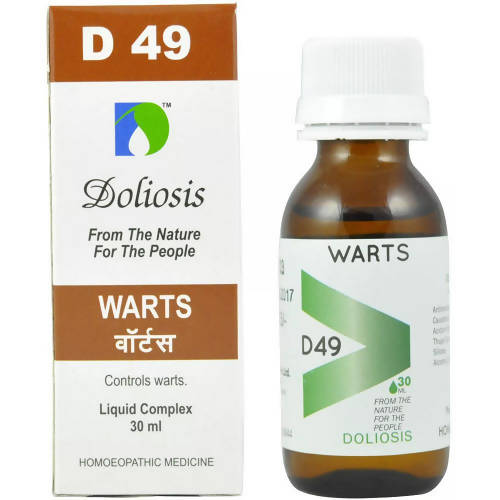 Doliosis Homeopathy D49 Warts Drops