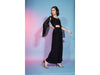 Black Georgette Sequence With Thread Designer Co-Ord Set - Flory - Distacart