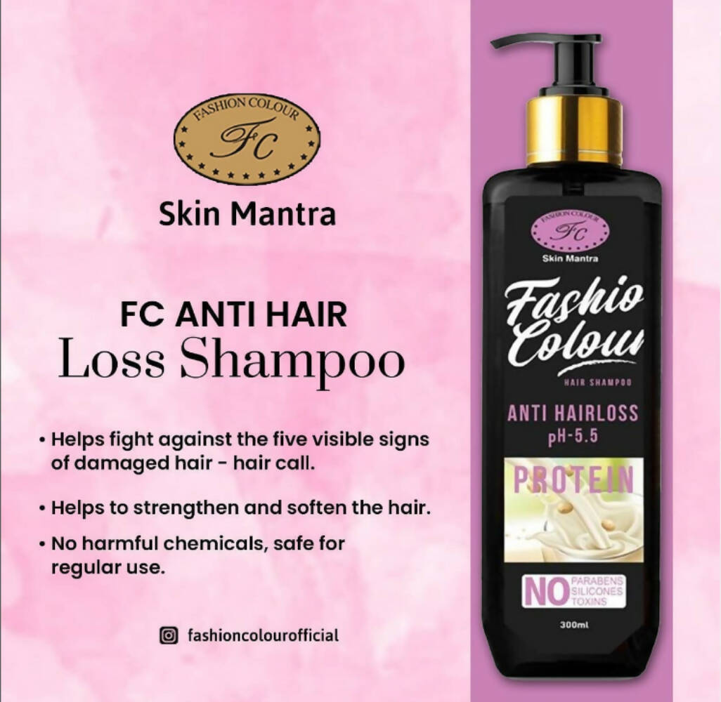 Fashion Colour Anti Hairloss Protein Shampoo - Distacart