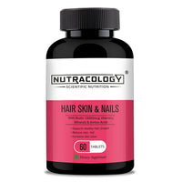 Thumbnail for Nutracology Hair Skin & Nails For Hair Growth, Glowing Skin & Strong Nails Tablets - Distacart