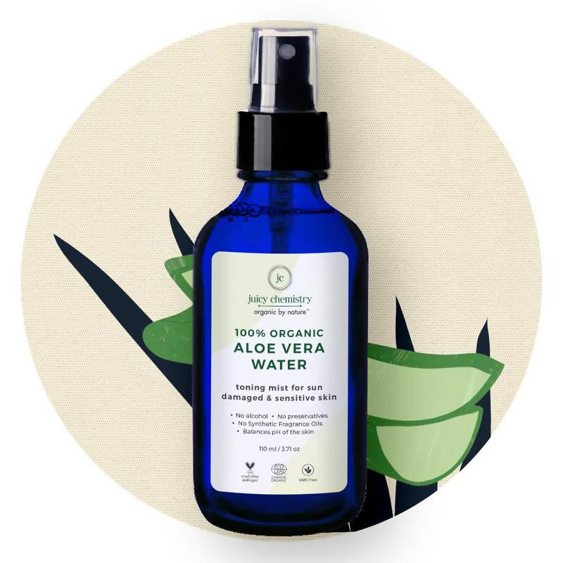 Juicy Chemistry Aloe Vera Water Toner for Sensitive Skin - Distacart