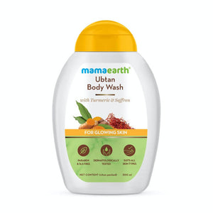 Mamaearth Ubtan Body Wash With Turmeric & Saffron for Glowing Skin - Distacart