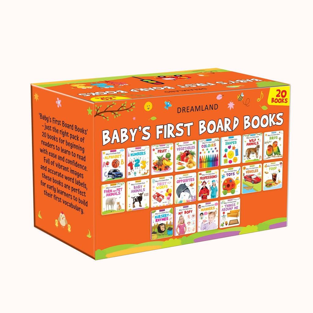 Dreamland Baby's First Board Books (A Pack of 20 Books) - Distacart