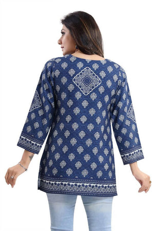 Snehal Creations Bright as Summer Cool Printed Tunic Top