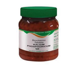 Bio India Homeopathy Kalium Phosphoricum Biochemic Tablets