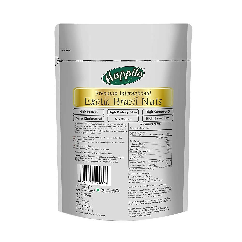 Happilo Premium International Exotic Brazil Nuts - Distacart