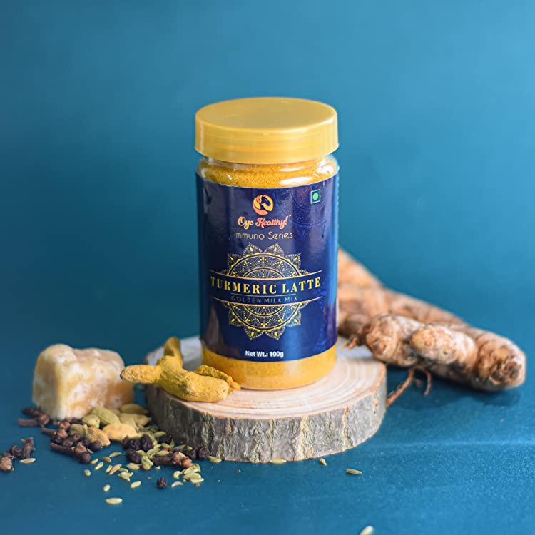 Oye Healthy Immuno Series Turmeric Latte Golden Milk Mix - Distacart