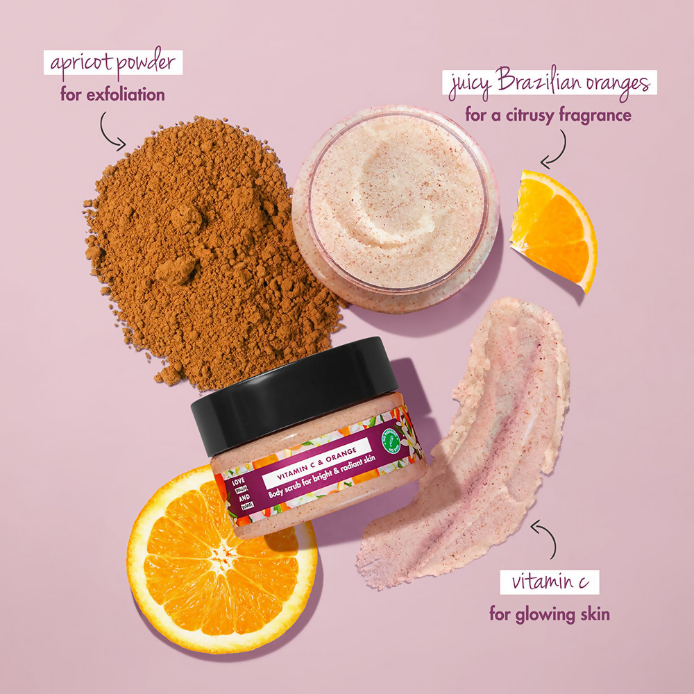 Love Beauty And Planet Vitamin C & Orange Body Scrub - Distacart